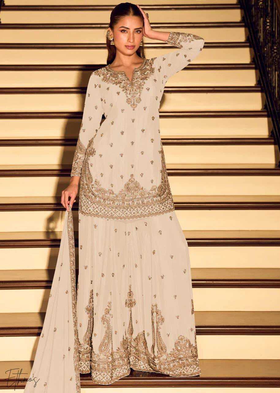 YNF Wholesale Chinon Silk Sharara Salwar Suits KESH158 5067 | Surat Manufacturer