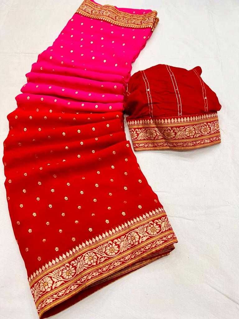 YNF Wholesale Georgette Printed Sarees KESH165 GINGER | Surat Manufacturer