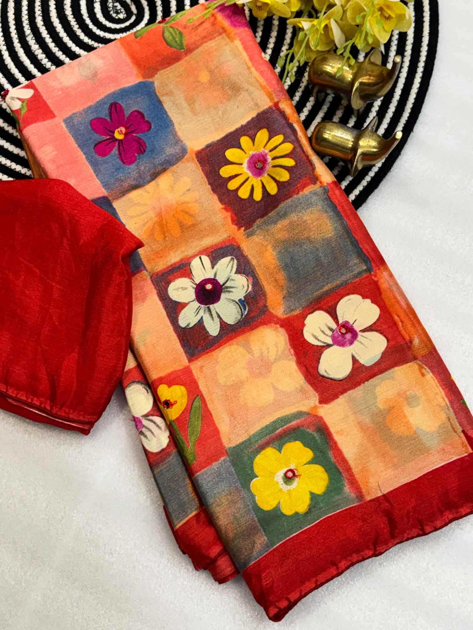 YNF Wholesale Chiffon Printed Sarees KESH187 Kanchanmala | Surat Manufacturer