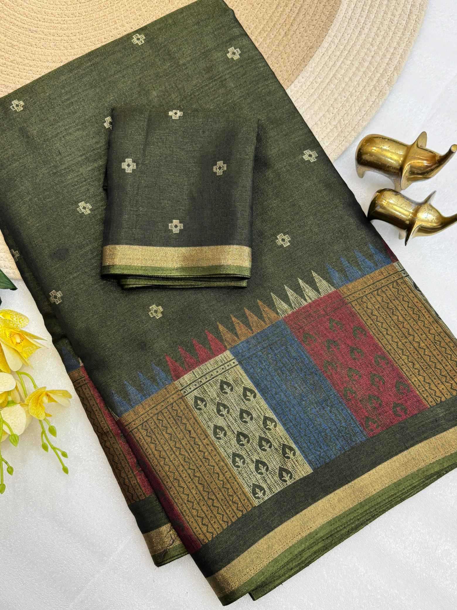 YNF Wholesale Cotton Printed Sarees KESH187 SONIYA | Surat Manufacturer
