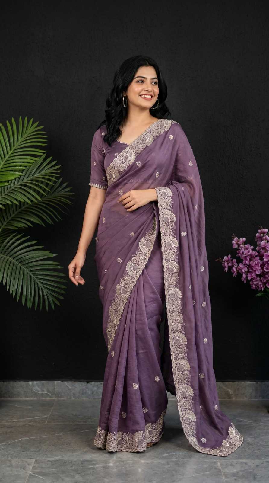 YNF Wholesale Crunchi Designer Sarees KESH202 38 | Surat Manufacturer
