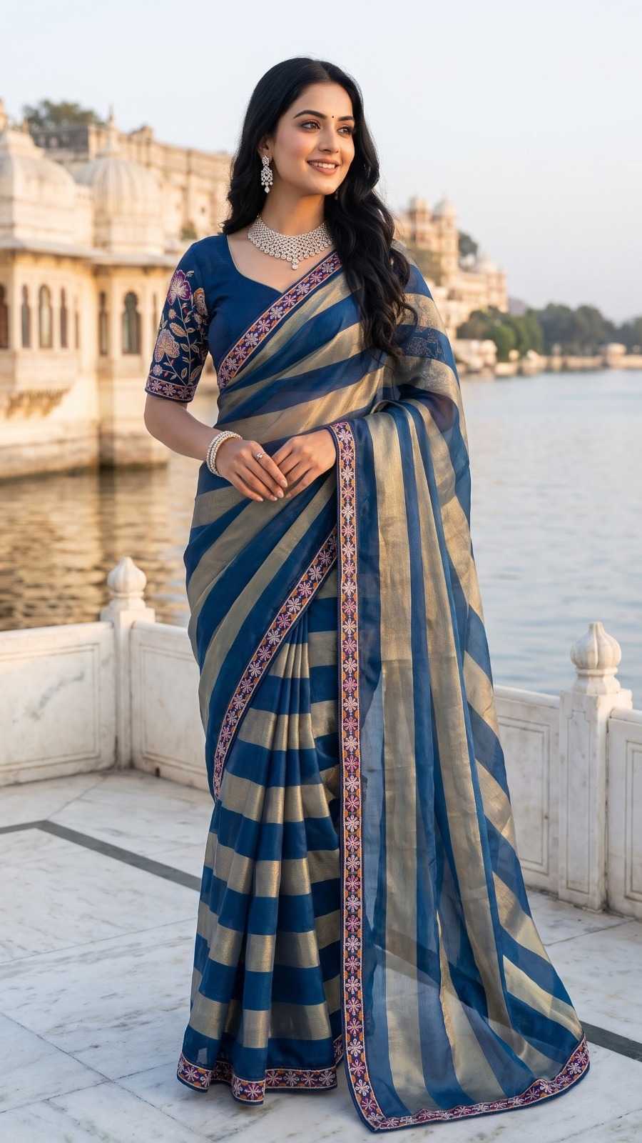 YNF Wholesale Chiffon Designer Sarees KESH20256 | Surat Manufacturer