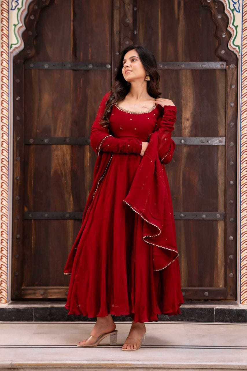 YNF Wholesale Faux Georgette Georgette Suit KESH222 259 | Surat Manufacturer