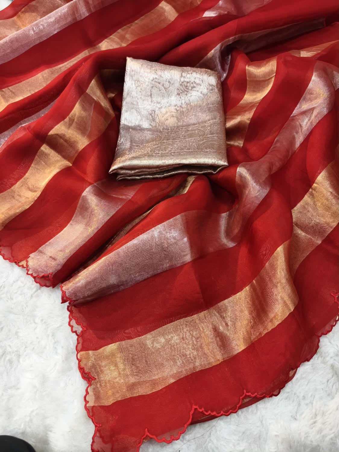 YNF Wholesale Tissue Silk Soft Silk Sarees KESH484 Barkha | Surat Manufacturer