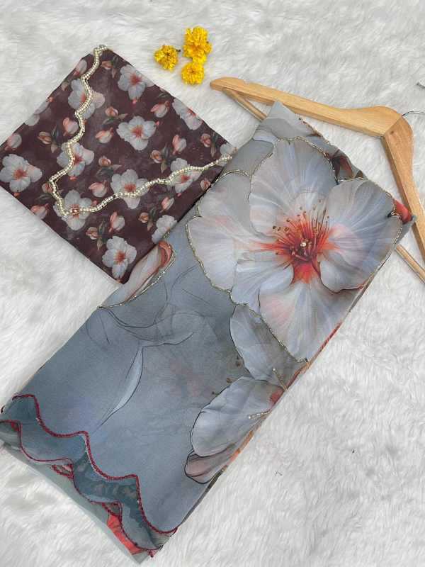 YNF Wholesale Georgette Printed Sarees KESH518 4431 | Surat Manufacturer