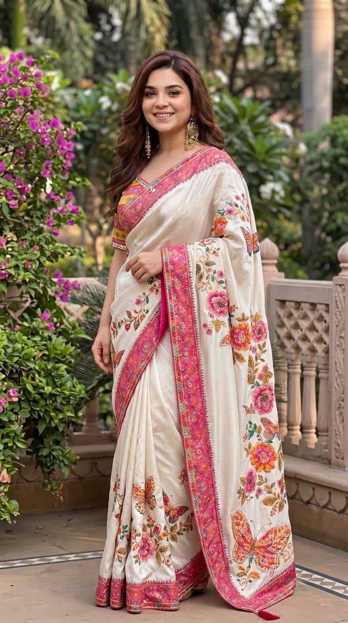 YNF Wholesale Chinon Silk Designer Sarees KESH518 4525 | Surat Manufacturer