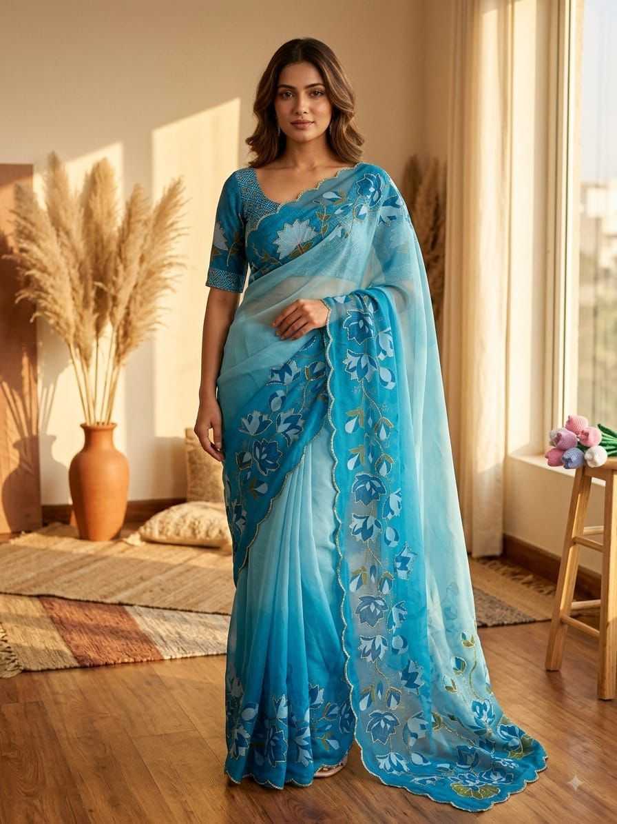 YNF Wholesale Georgette Printed Sarees KESH518 4536 | Surat Manufacturer