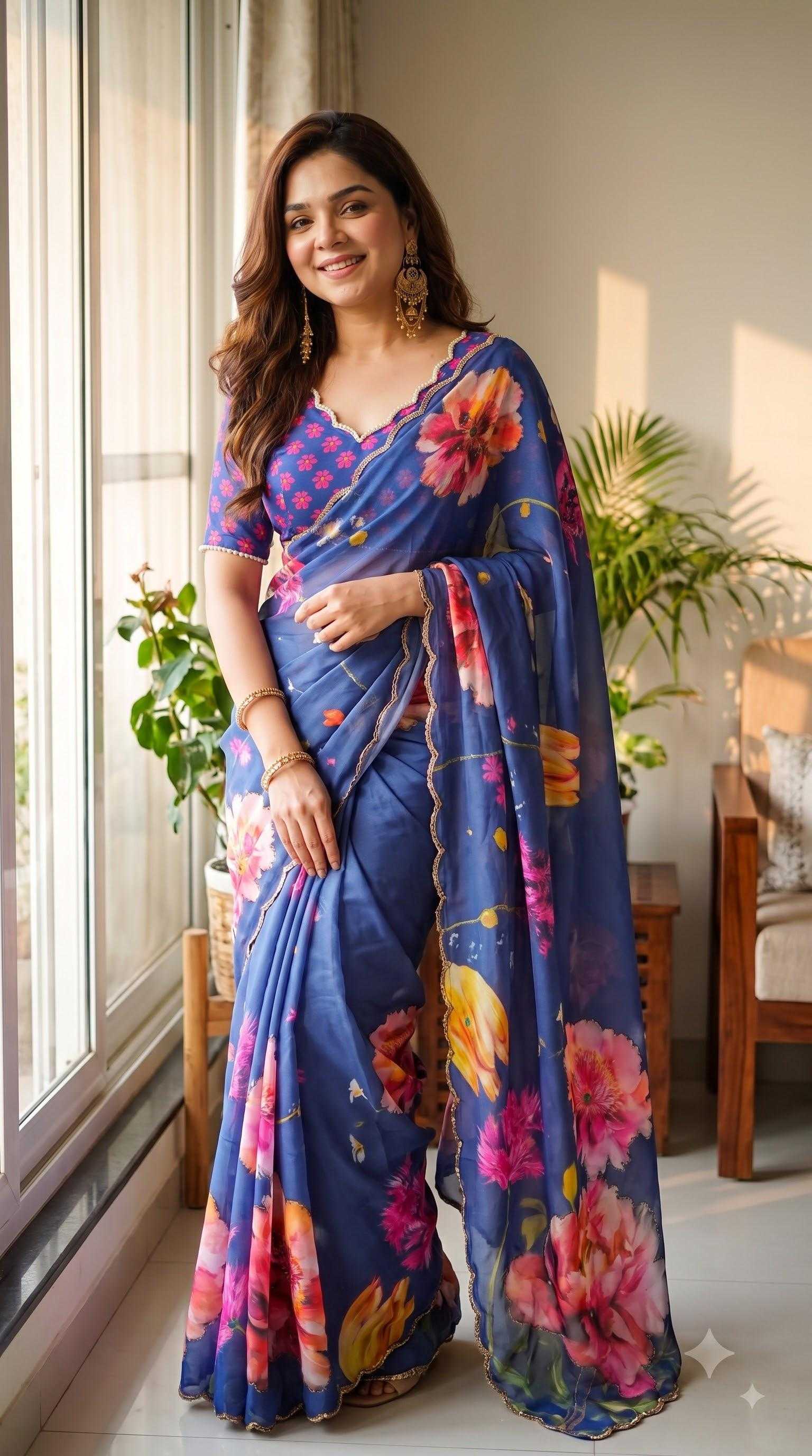 YNF Wholesale Georgette Designer Sarees KESH518 4537 | Surat Manufacturer