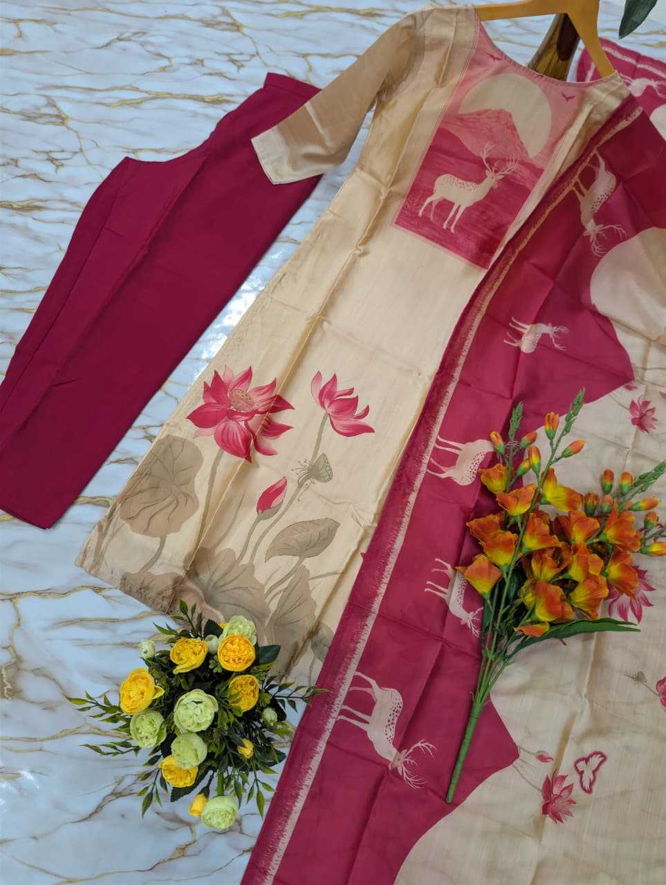 YNF Wholesale Pure Silk Party Wear Kurtis KESH529 FREYA | Surat Manufacturer
