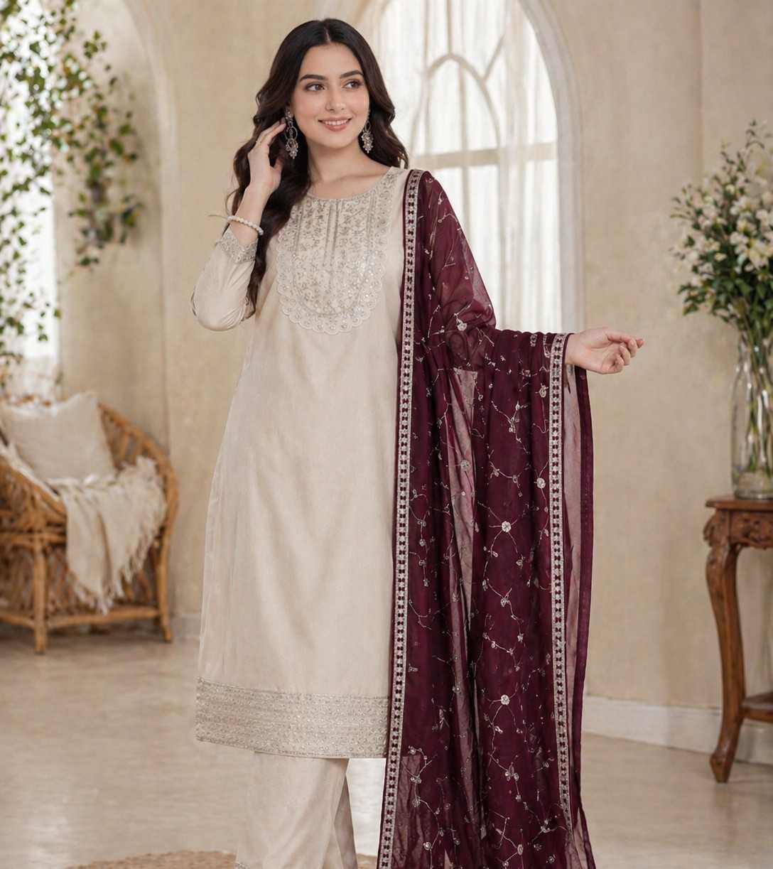 YNF Wholesale Vichitra Silk Party Wear Kurtis KESH529 PANACHE | Surat Manufacturer