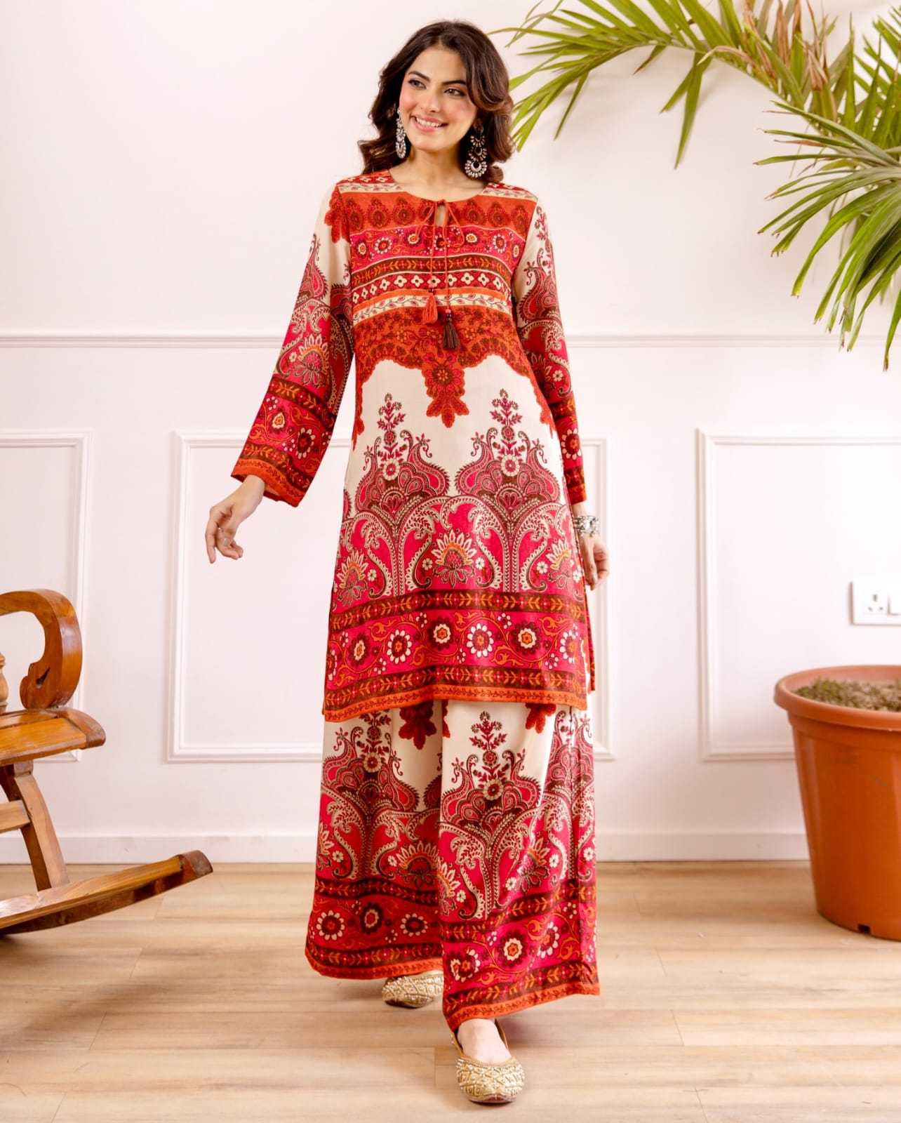 YNF Wholesale Slub Reyon Festive Kurtis KESH529 VASUDHA | Surat Manufacturer