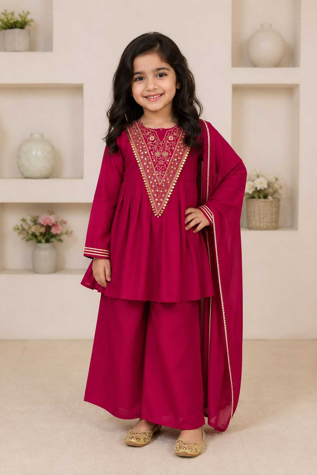 YNF Wholesale Japan Sartin Kids Top & Pant KESH539 021 | Surat Manufacturer