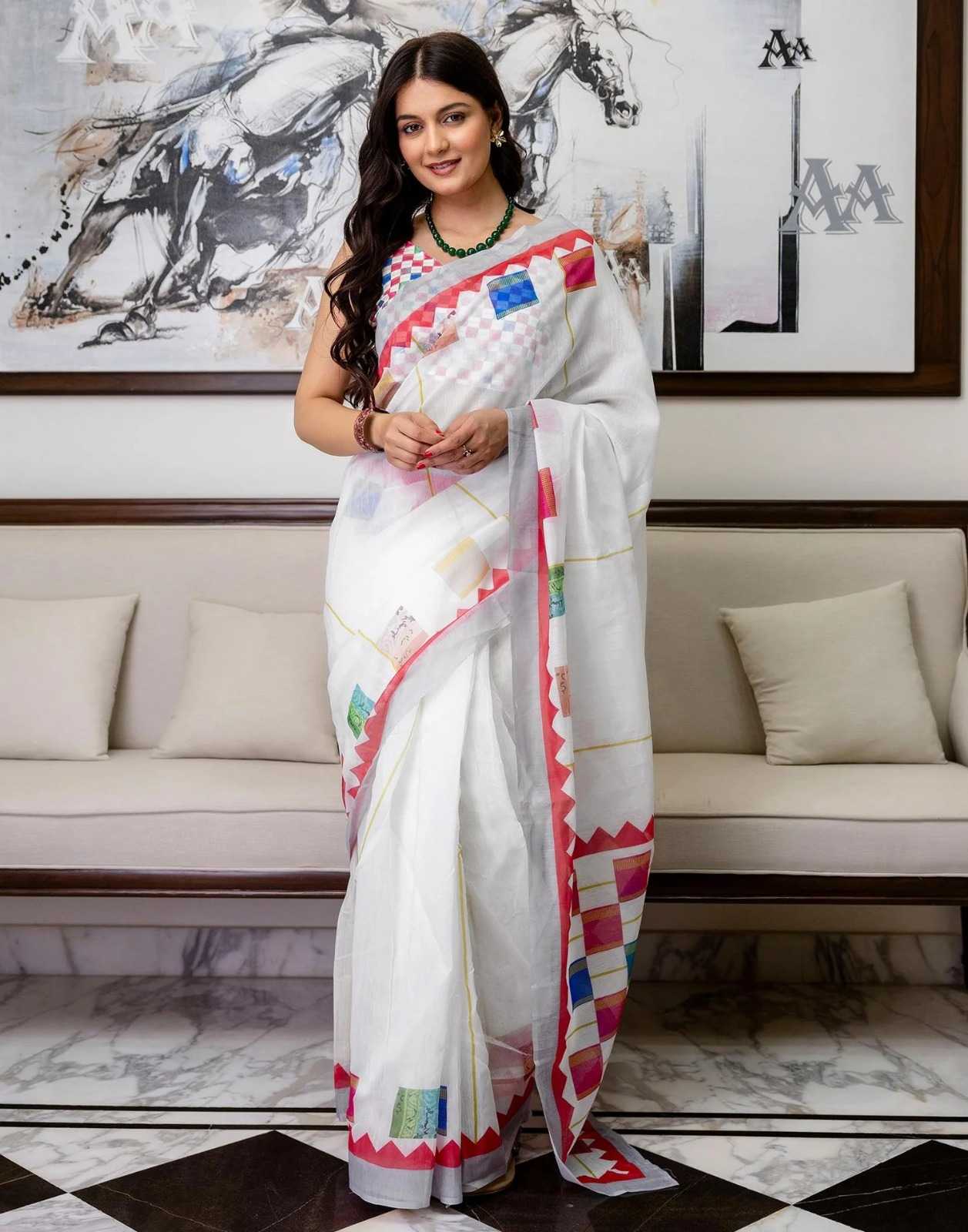 YNF Wholesale Linen Designer Sarees KESH553 167 | Surat Manufacturer