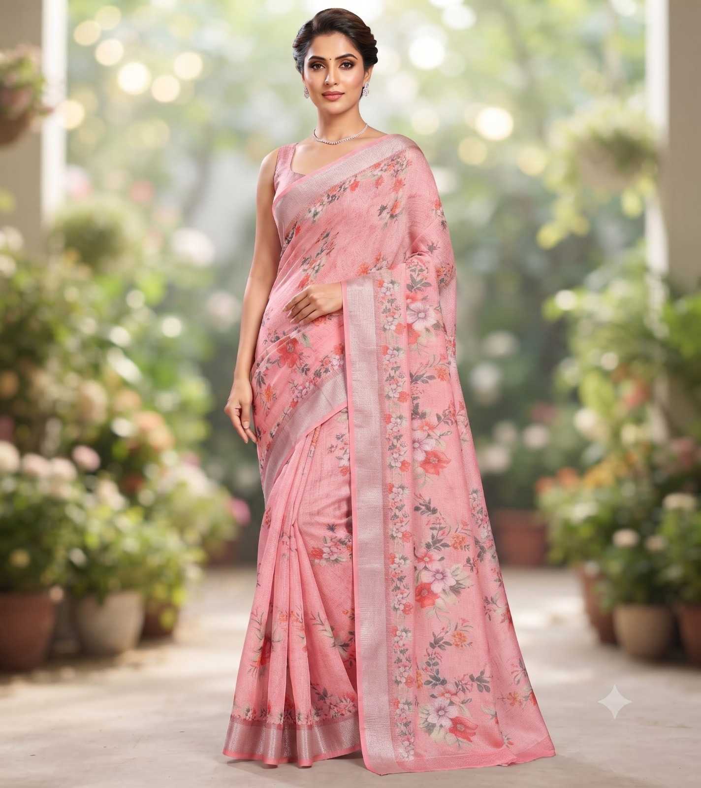 YNF Wholesale Cotton Fancy Sarees KESH553 Dhruvisha | Surat Manufacturer