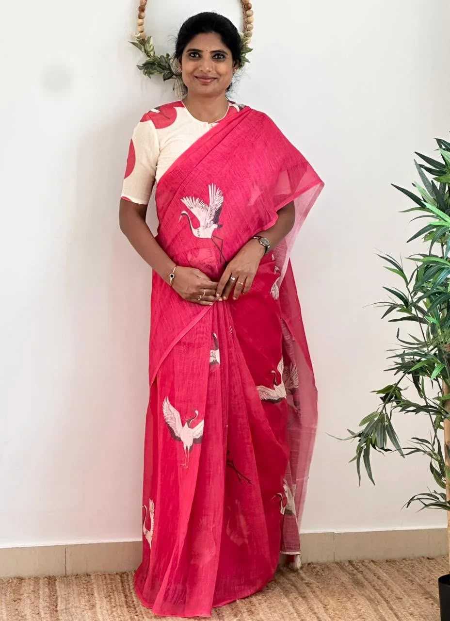 YNF Wholesale Cotton Printed Sarees KESH556 380 | Surat Manufacturer