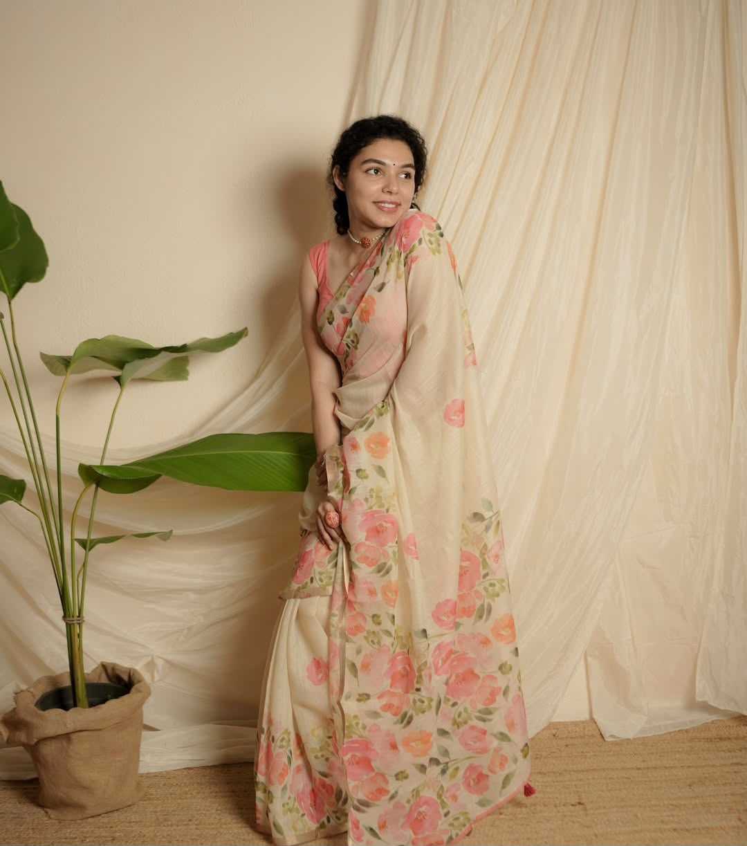 YNF Wholesale Cotton Printed Sarees KESH556 407 | Surat Manufacturer