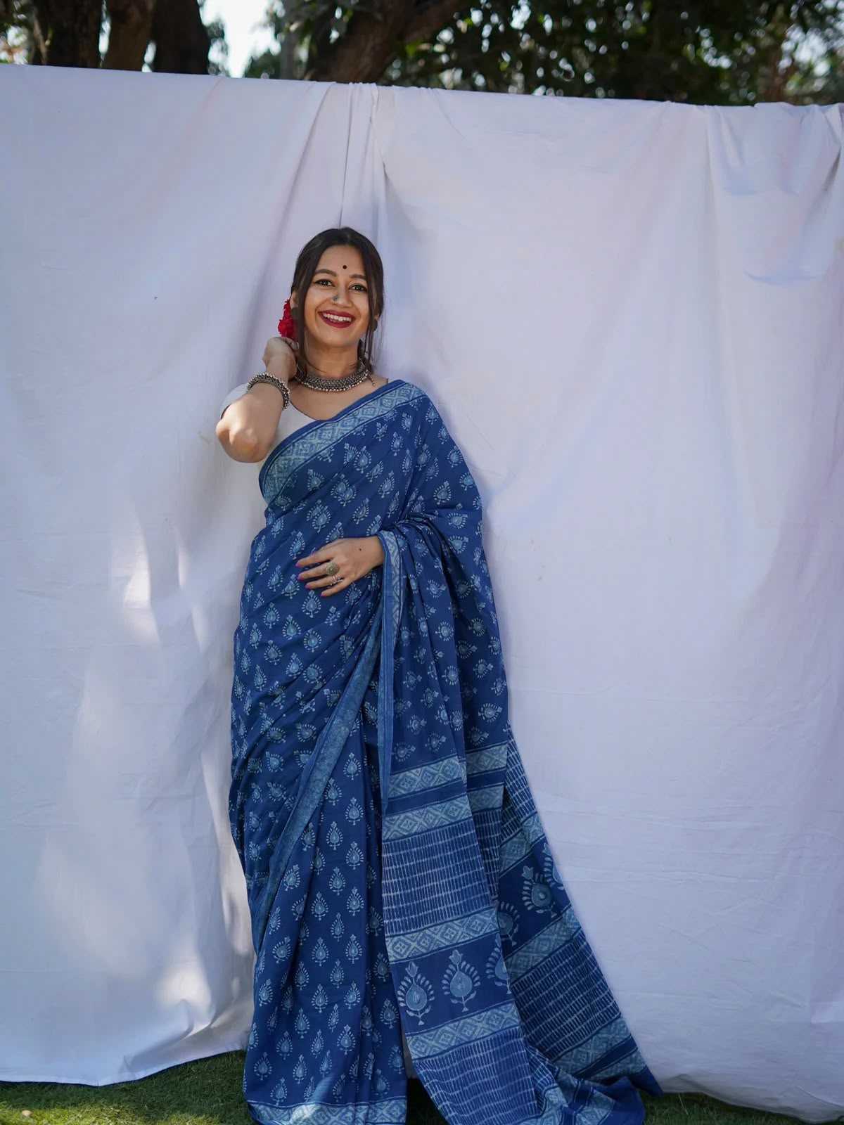 YNF Wholesale Cotton Printed Sarees KESH556 417 | Surat Manufacturer
