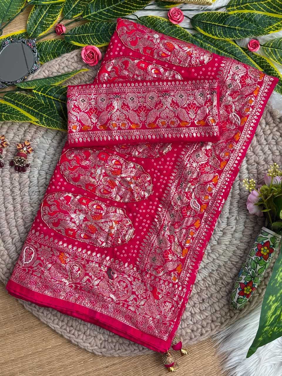 YNF Wholesale Georgette Georgette Sarees KESH589 Patola | Surat Manufacturer