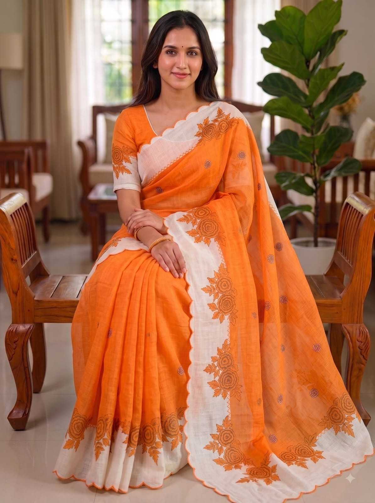 YNF Wholesale Linen Designer Sarees KESH605 693 | Surat Manufacturer