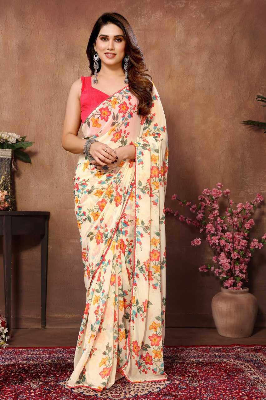YNF Wholesale Georgette Ready To Wear Sarees KESH606 276 | Surat Manufacturer