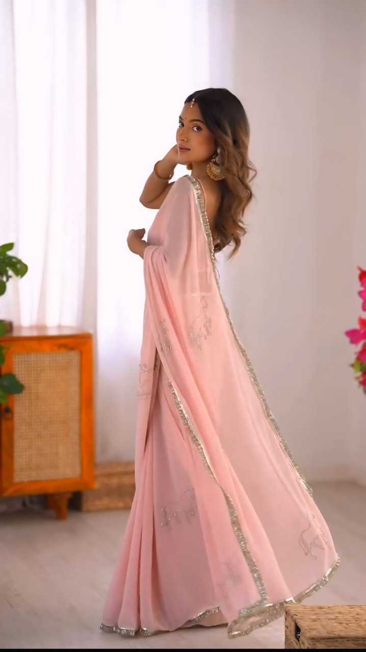 YNF Wholesale Georgette Ready To Wear Sarees KESH606 423 | Surat Manufacturer