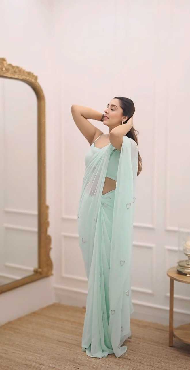 YNF Wholesale Georgette Ready To Wear Sarees KESH606 424 | Surat Manufacturer