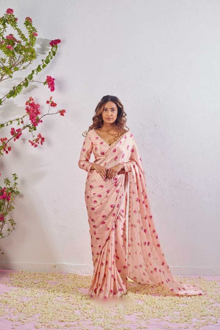 YNF Wholesale Satin Ready To Wear Sarees KESH606 429 | Surat Manufacturer