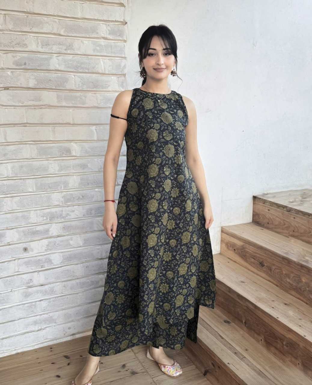 YNF Wholesale Linen Party Wear Kurtis KESH609 Inch | Surat Manufacturer