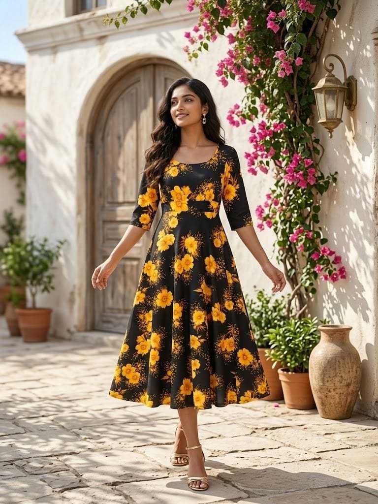 YNF Wholesale Linen Designer Dresses KESH609 Prin | Surat Manufacturer