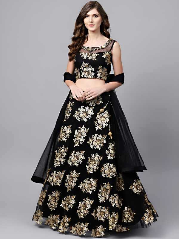 YNF Wholesale Soft Net Embroidered Lehenga KESH638 5010 | Surat Manufacturer