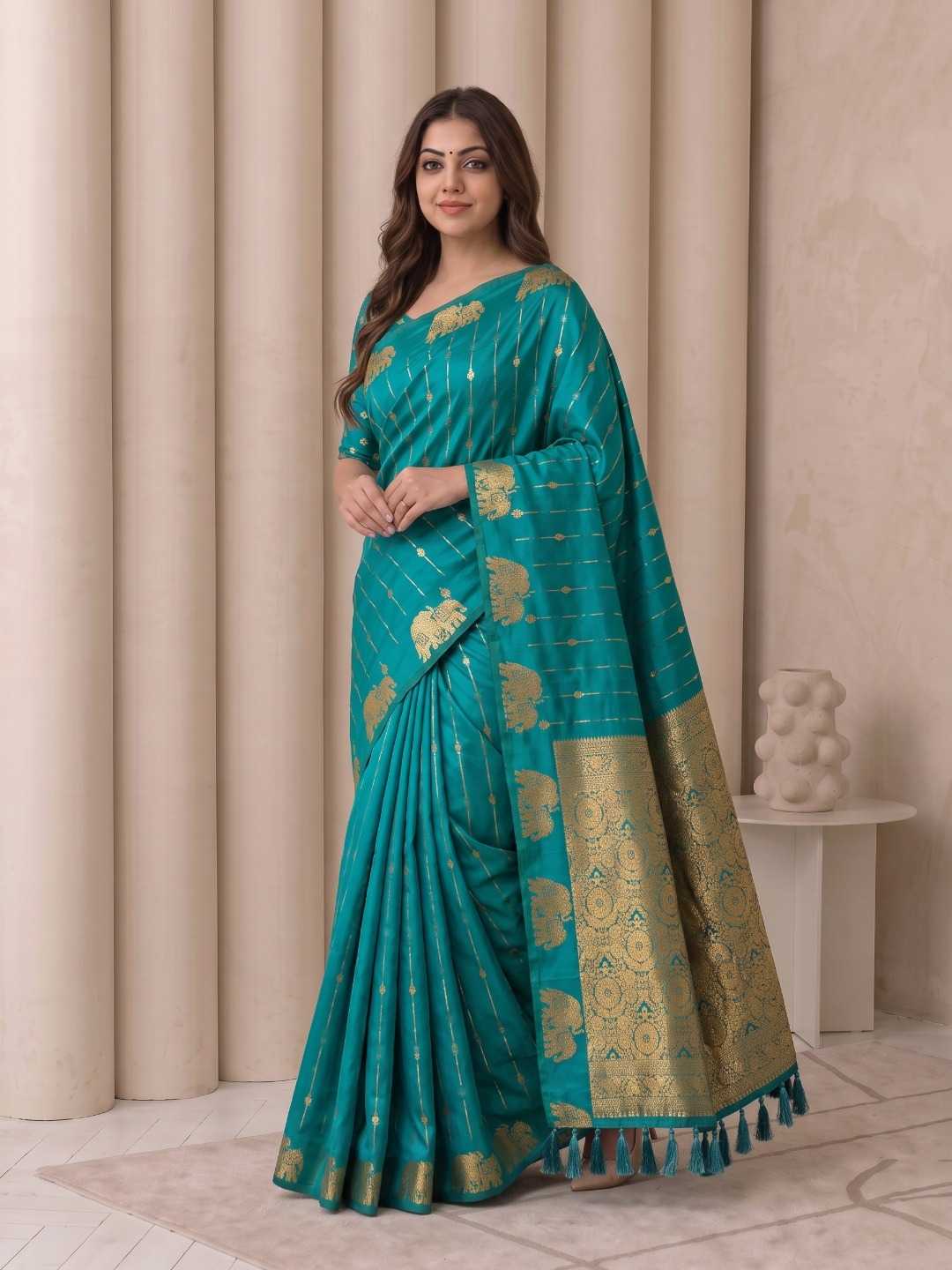 YNF Wholesale Soft Silk Paithani Sarees KESH692 GAJRAJ | Surat Manufacturer