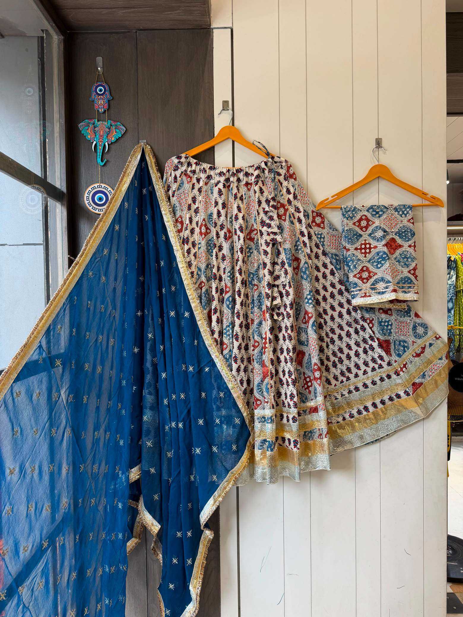 YNF Wholesale Cotton Cambric Fancy Lehenga KESH711 5 Star Pair | Surat Manufacturer