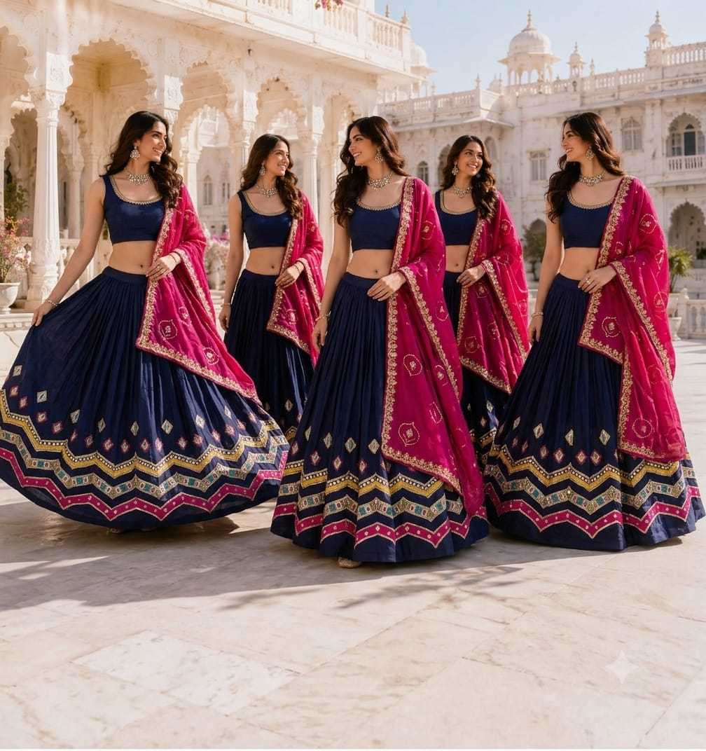 YNF Wholesale Heavy Roman Silk Silk Lehenga KESH711 5062 | Surat Manufacturer