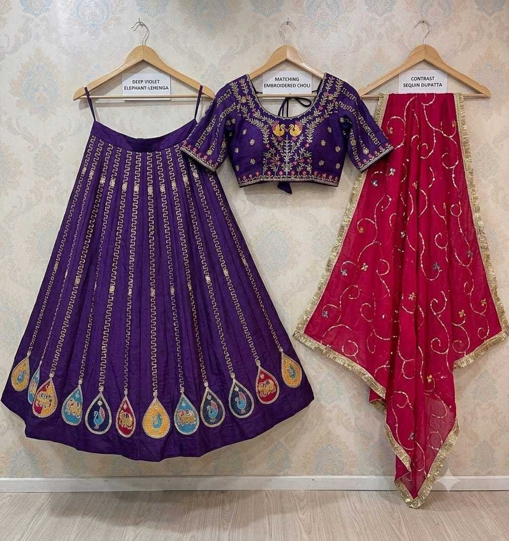 YNF Wholesale Heavy Roman Silk Silk Lehenga KESH711 5063 | Surat Manufacturer