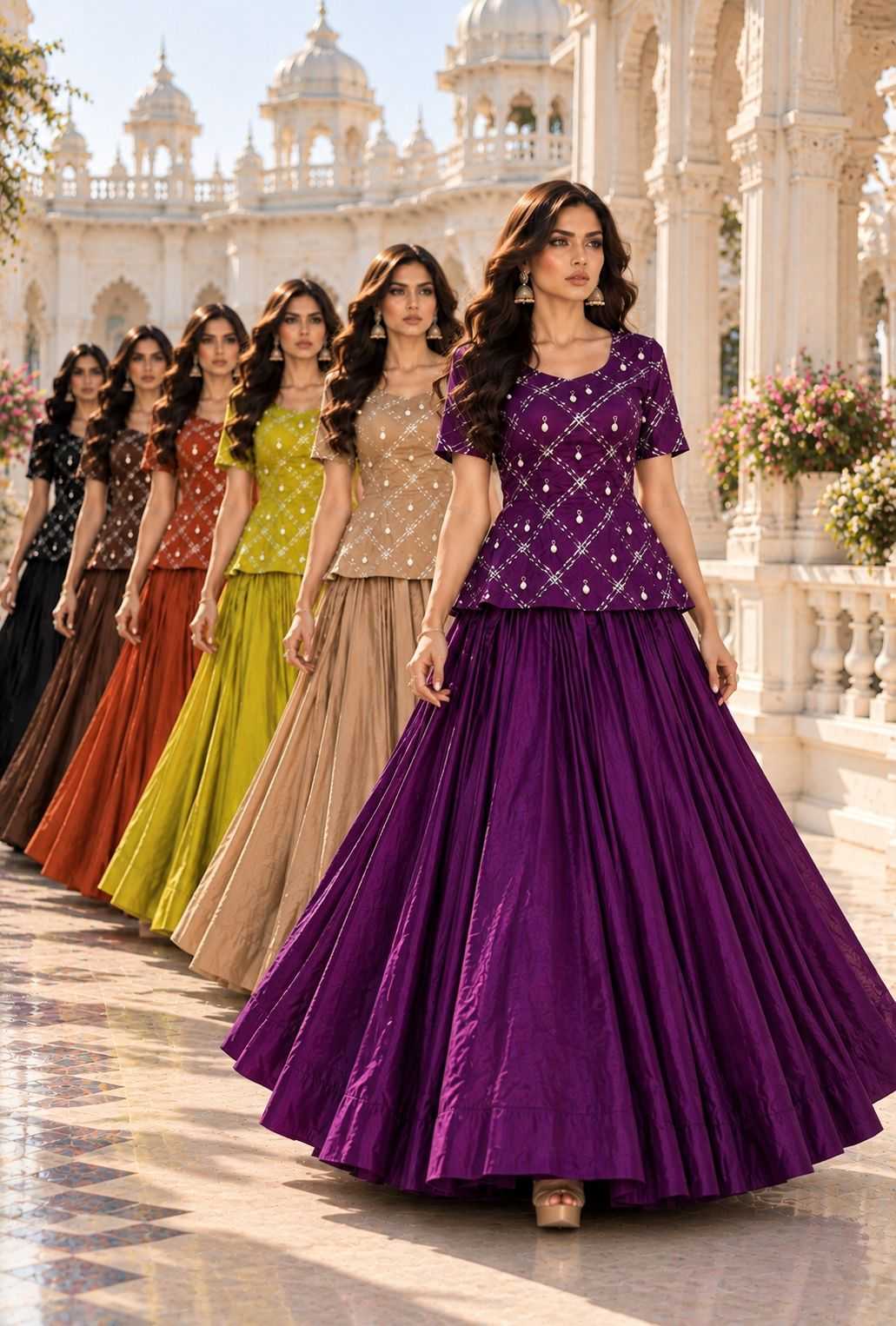 YNF Wholesale Cotton Fancy Lehenga KESH711 Kodi | Surat Manufacturer