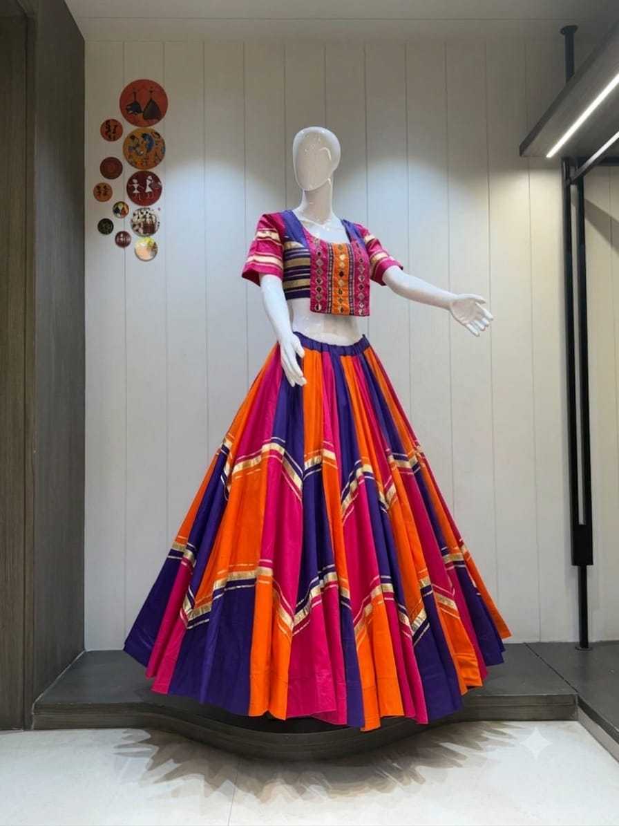 YNF Wholesale Heavy Roman Silk Silk Lehenga KESH711 Rainbow | Surat Manufacturer