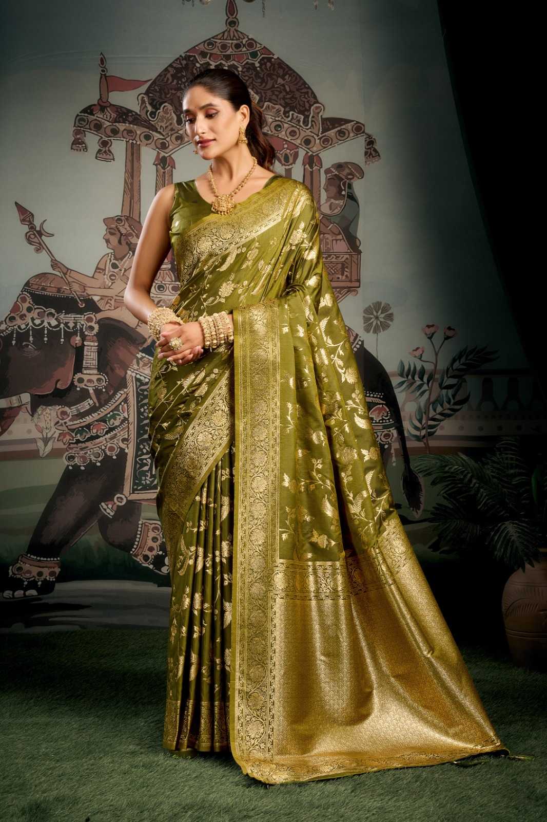 YNF Wholesale Soft Silk Soft Silk Sarees KESH722 Gobuni Sanskruti | Surat Manufacturer