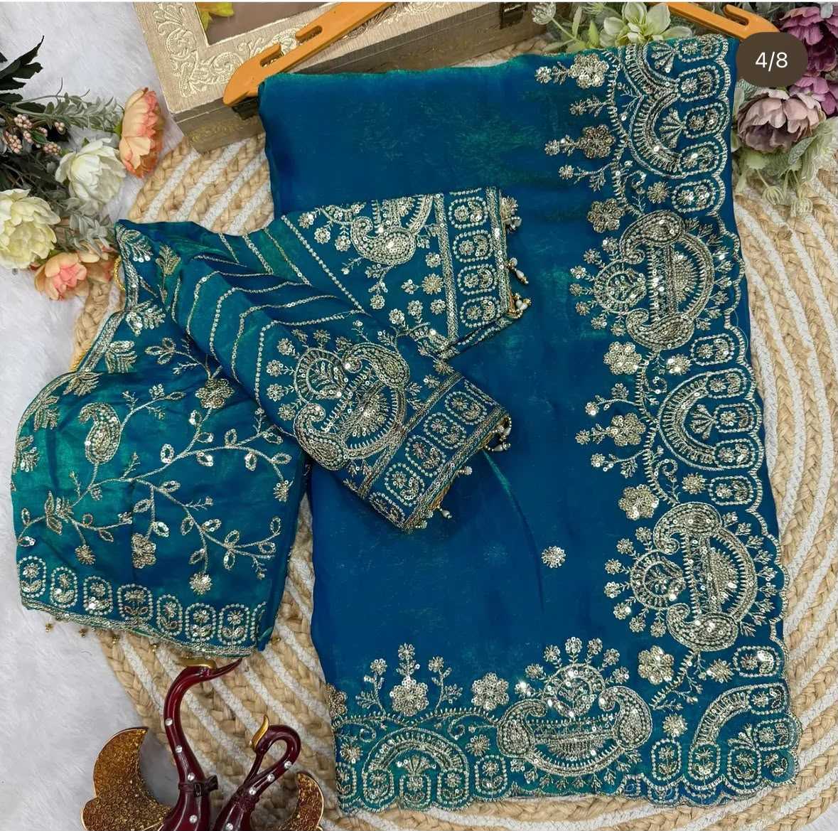 YNF Wholesale Satin Sequence Sarees KESH727 Devika | Surat Manufacturer
