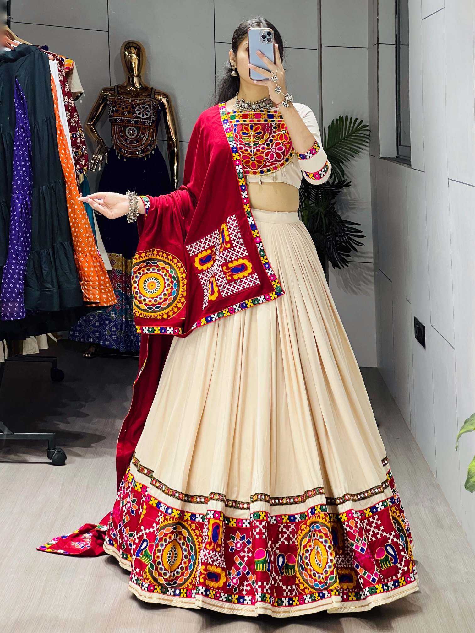 YNF Wholesale Cotton Fancy Lehenga RIN119 7713 | Surat Manufacturer