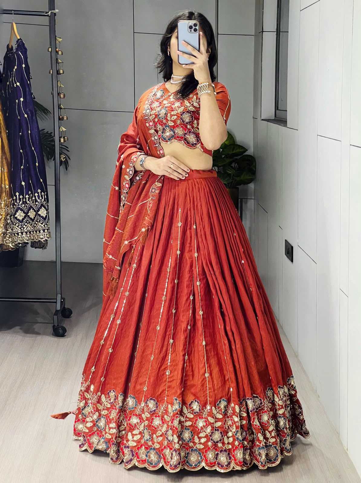 YNF Wholesale Soft Vichitra Traditional Lehenga RIN119 8118 | Surat Manufacturer