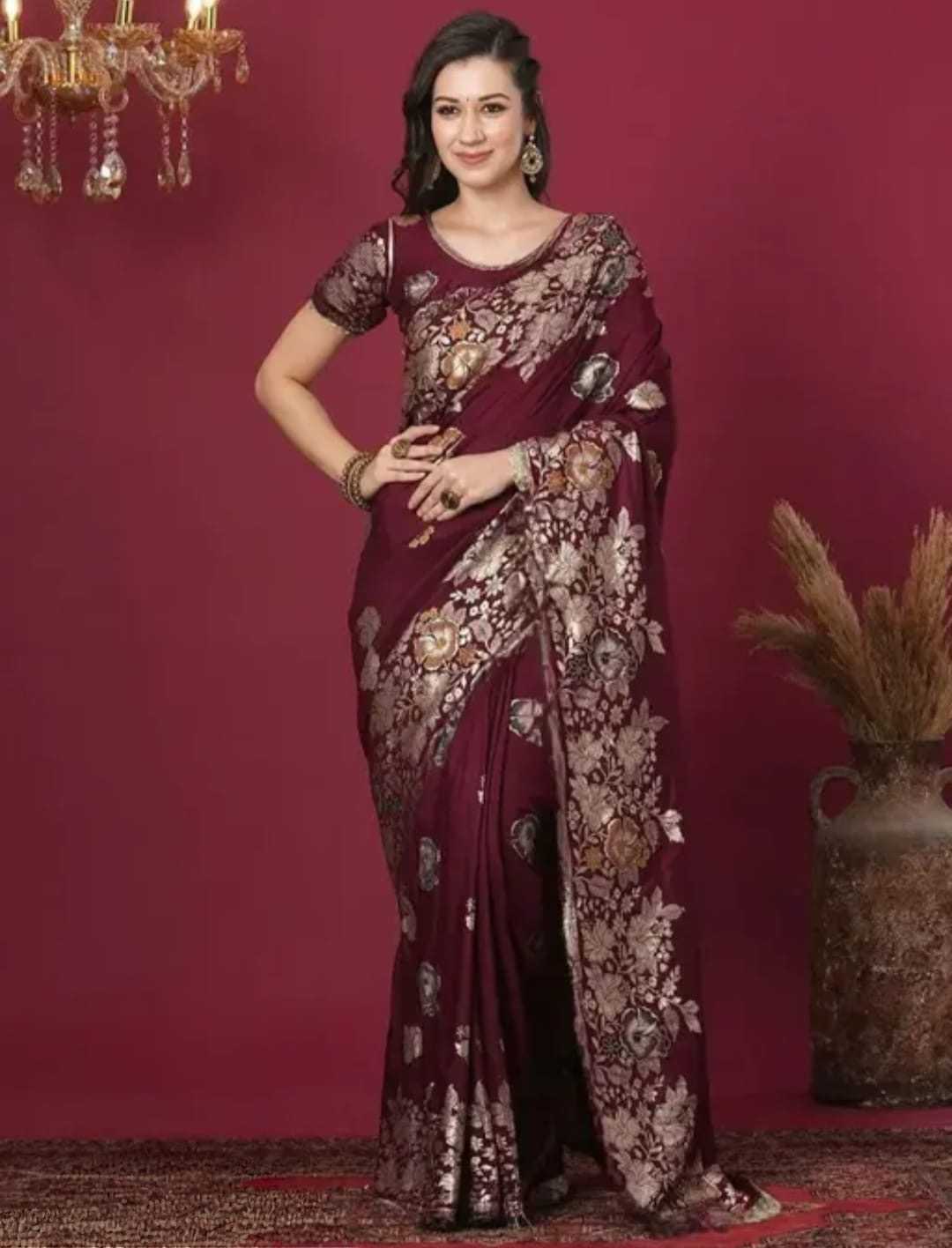YNF Wholesale Banarasi Soft Silk Banarasi Silk Sarees RIN132 201 | Surat Manufacturer