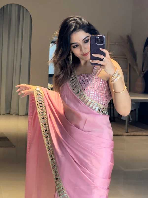YNF Wholesale Space Silk Party Wear Silk Sarees RIN132 3012 | Surat Manufacturer