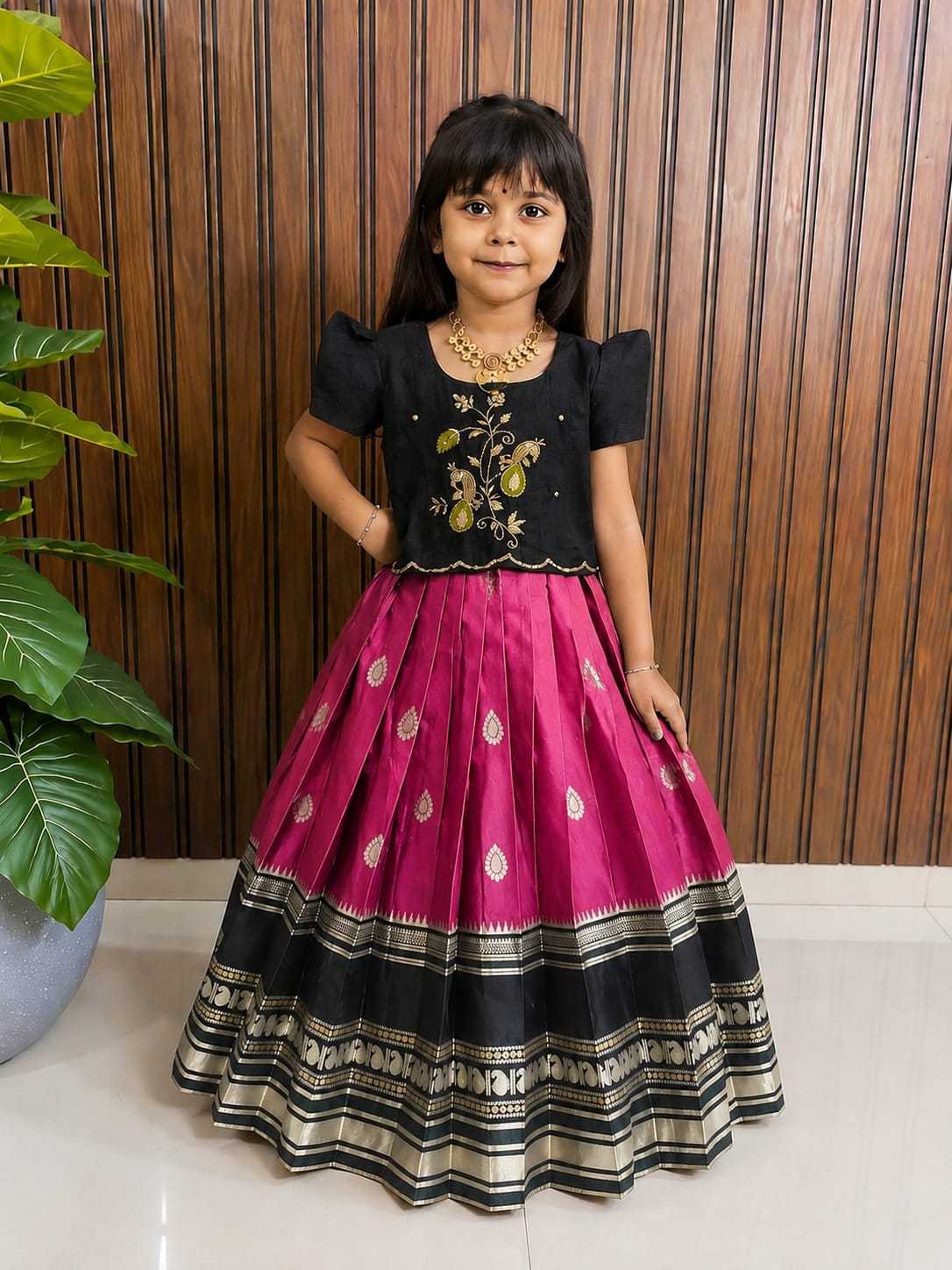 YNF Wholesale Pure Silk Kids Ethnic Wear RIN161 FULL | Surat Manufacturer