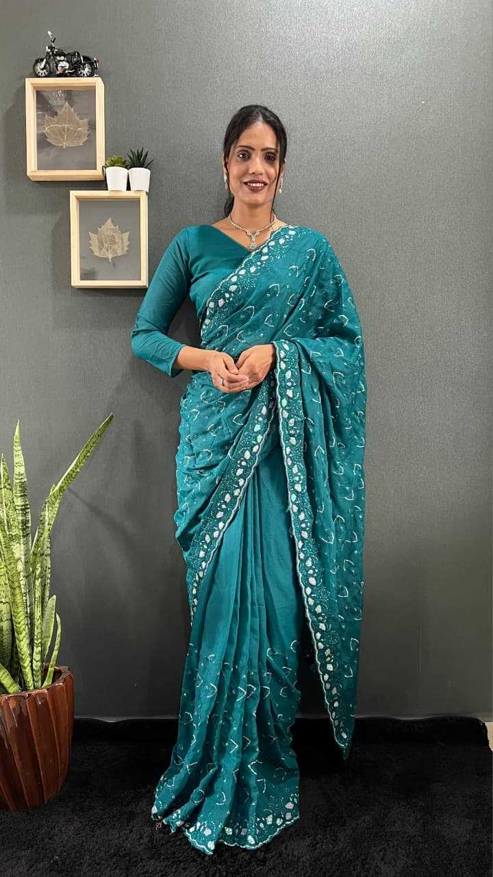 YNF Wholesale Georgette Georgette Sarees RIN214 186 | Surat Manufacturer