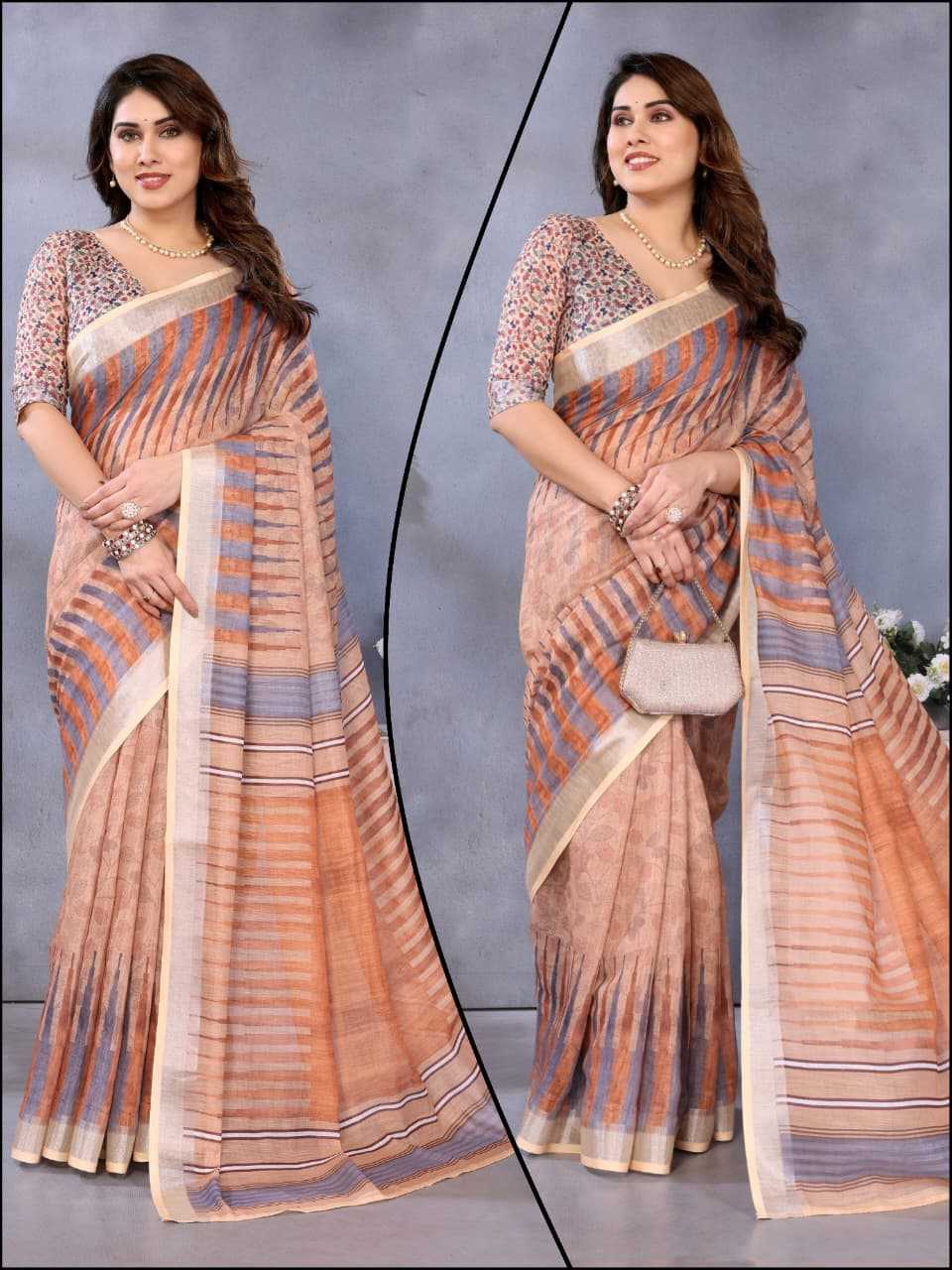 YNF Wholesale Cotton Printed Sarees RIN231 01 | Surat Manufacturer