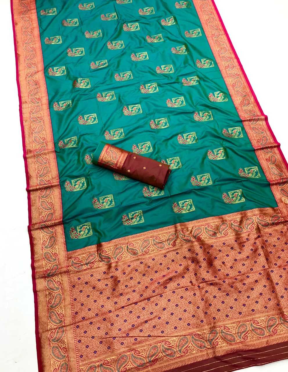 YNF Wholesale Banarasi Soft Silk Designer Sarees KESH663 Ferrari | Surat Manufacturer