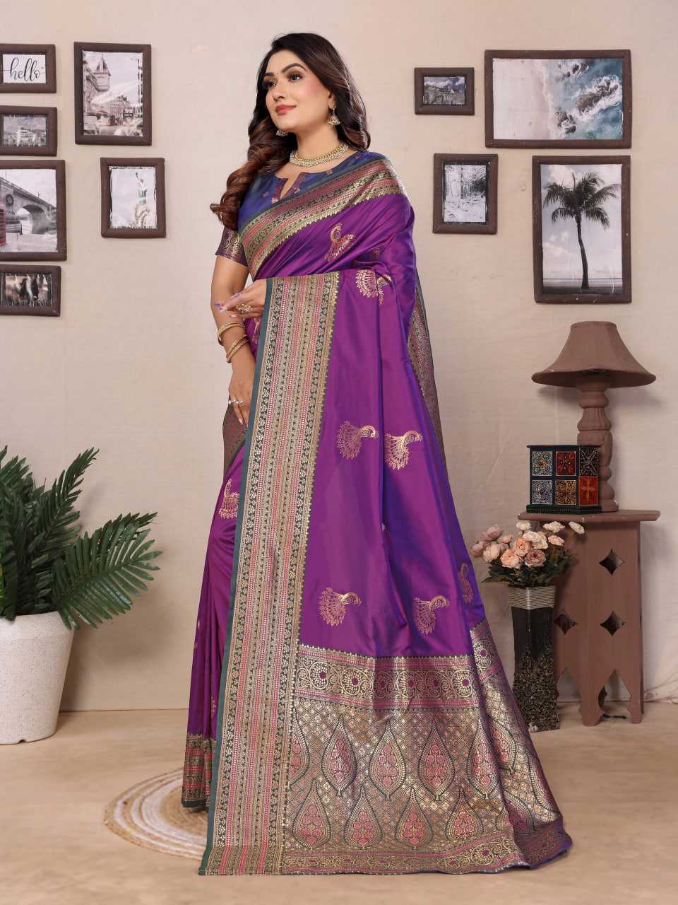 YNF Wholesale Banarasi Soft Silk Designer Sarees KESH663 Fronx | Surat Manufacturer