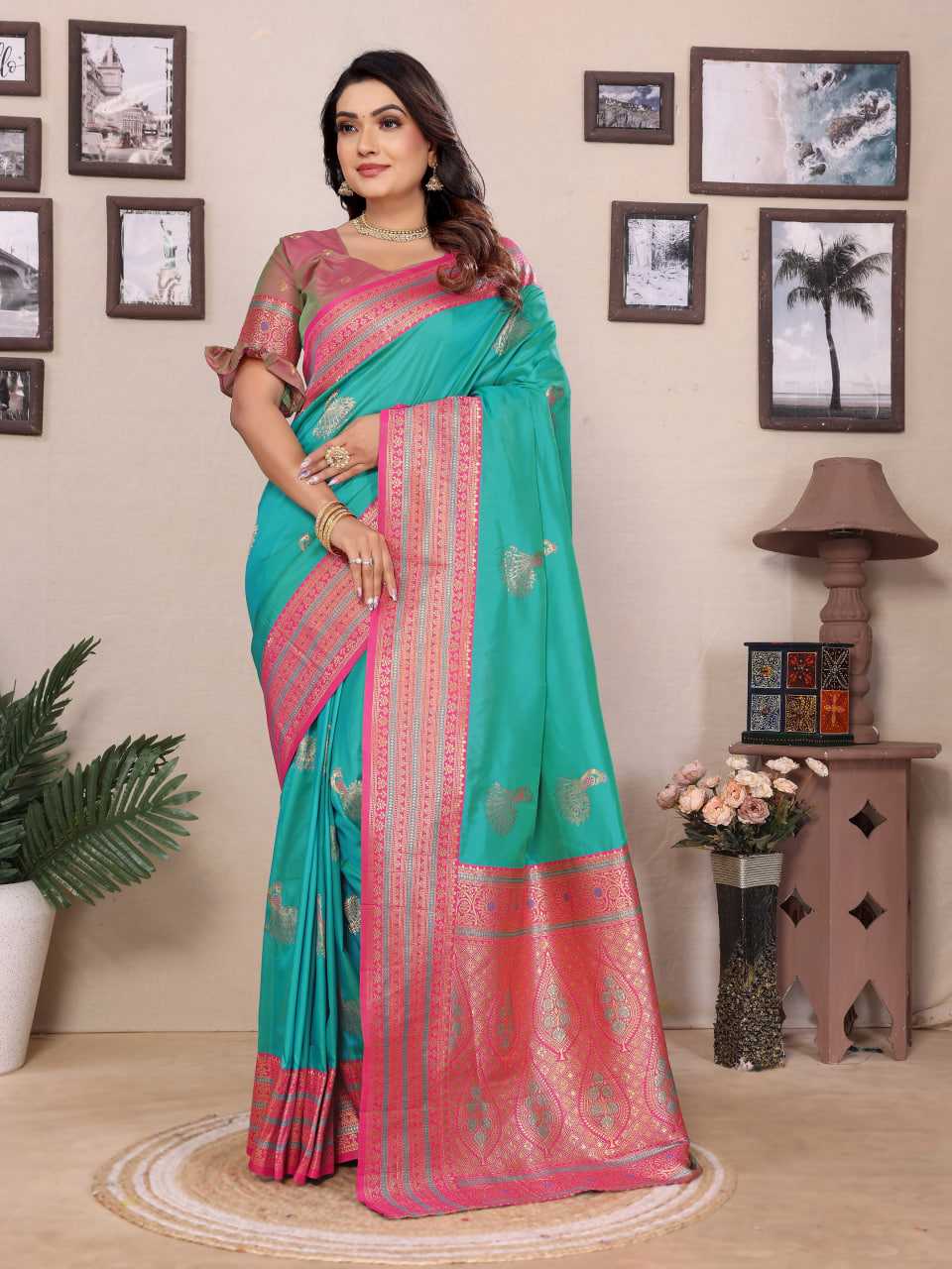 YNF Wholesale Banarasi Soft Silk Designer Sarees KESH663 Fronx | Surat Manufacturer