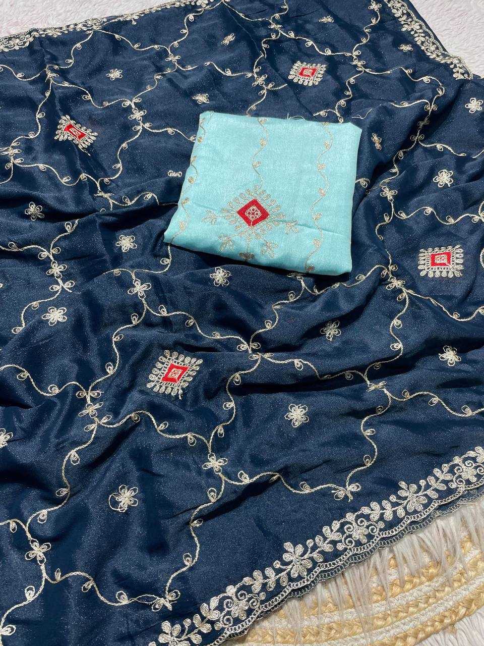 YNF Wholesale Blooming Silk Sarees For Weddings RIN230 628 | Surat Manufacturer