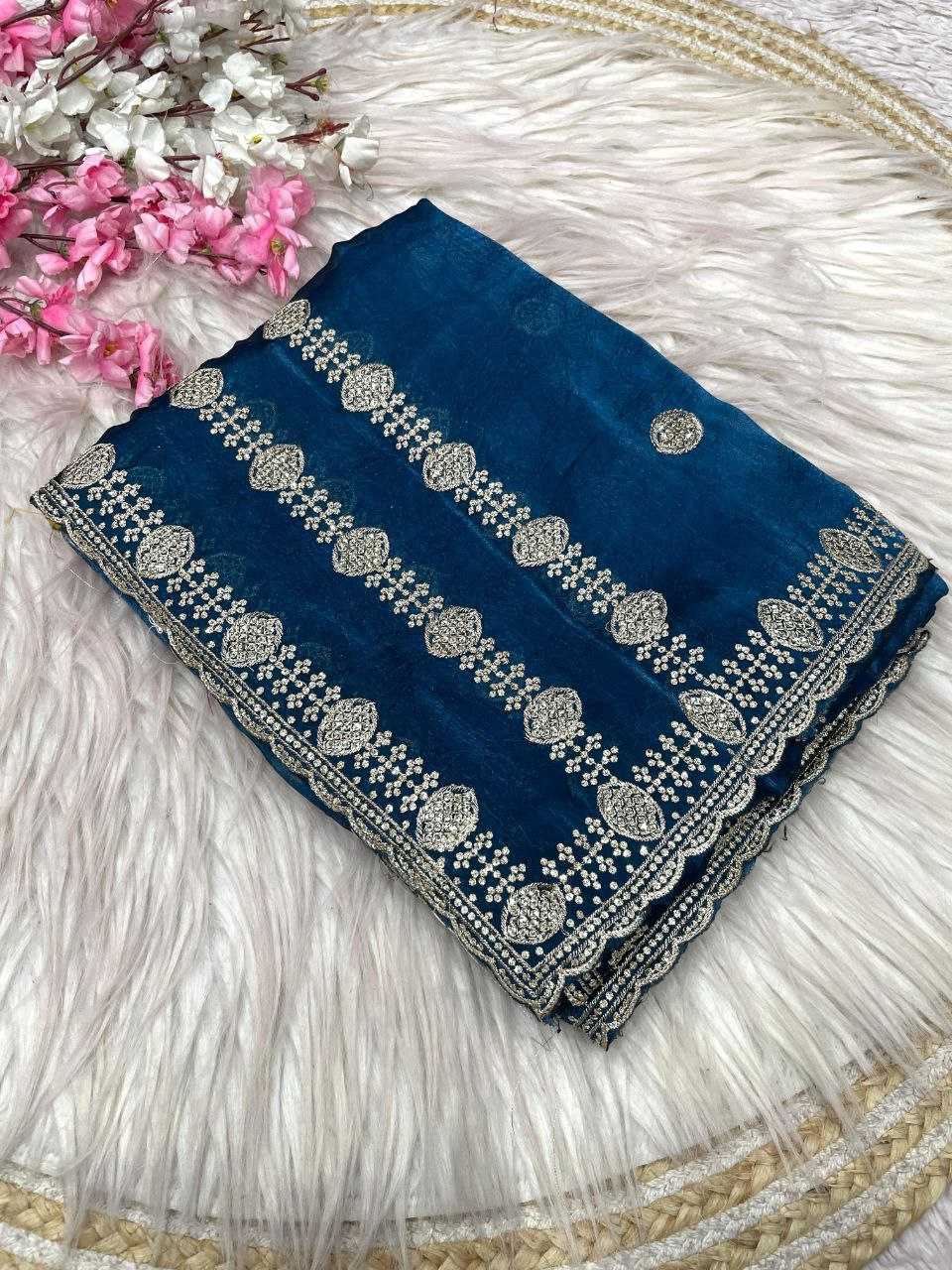 YNF Wholesale Blooming Indian Sarees RIN230 668 | Surat Manufacturer